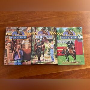 Lot of 3 High Hurdles Books by Lauraine Snelling Horses Theme 1-3